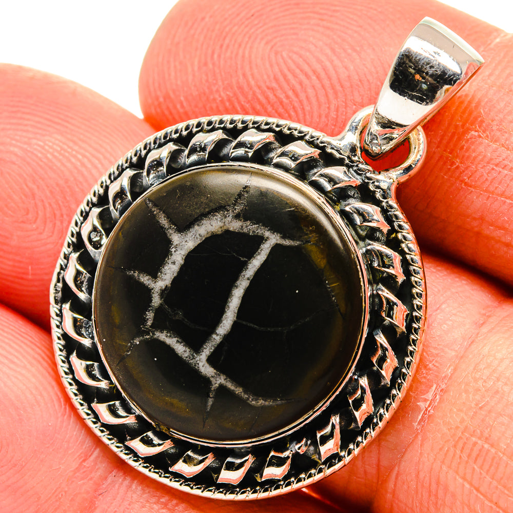Septarian Geode Pendants handcrafted by Ana Silver Co - PD25481
