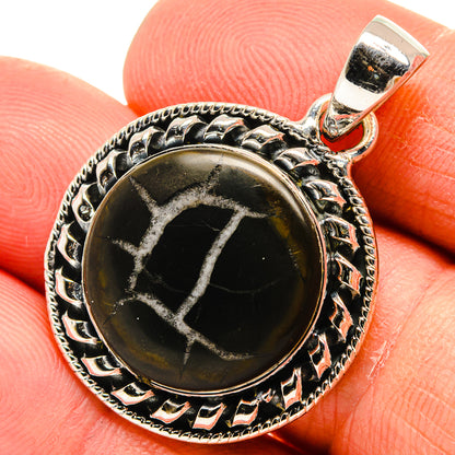 Septarian Geode Pendants handcrafted by Ana Silver Co - PD25481