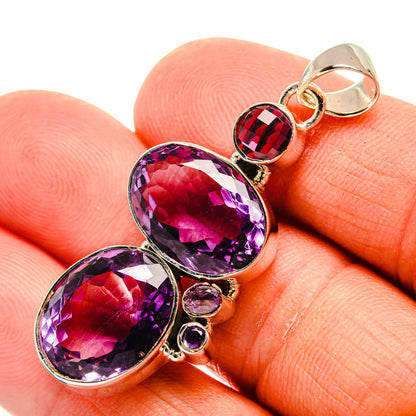 Amethyst Pendants handcrafted by Ana Silver Co - PD25516