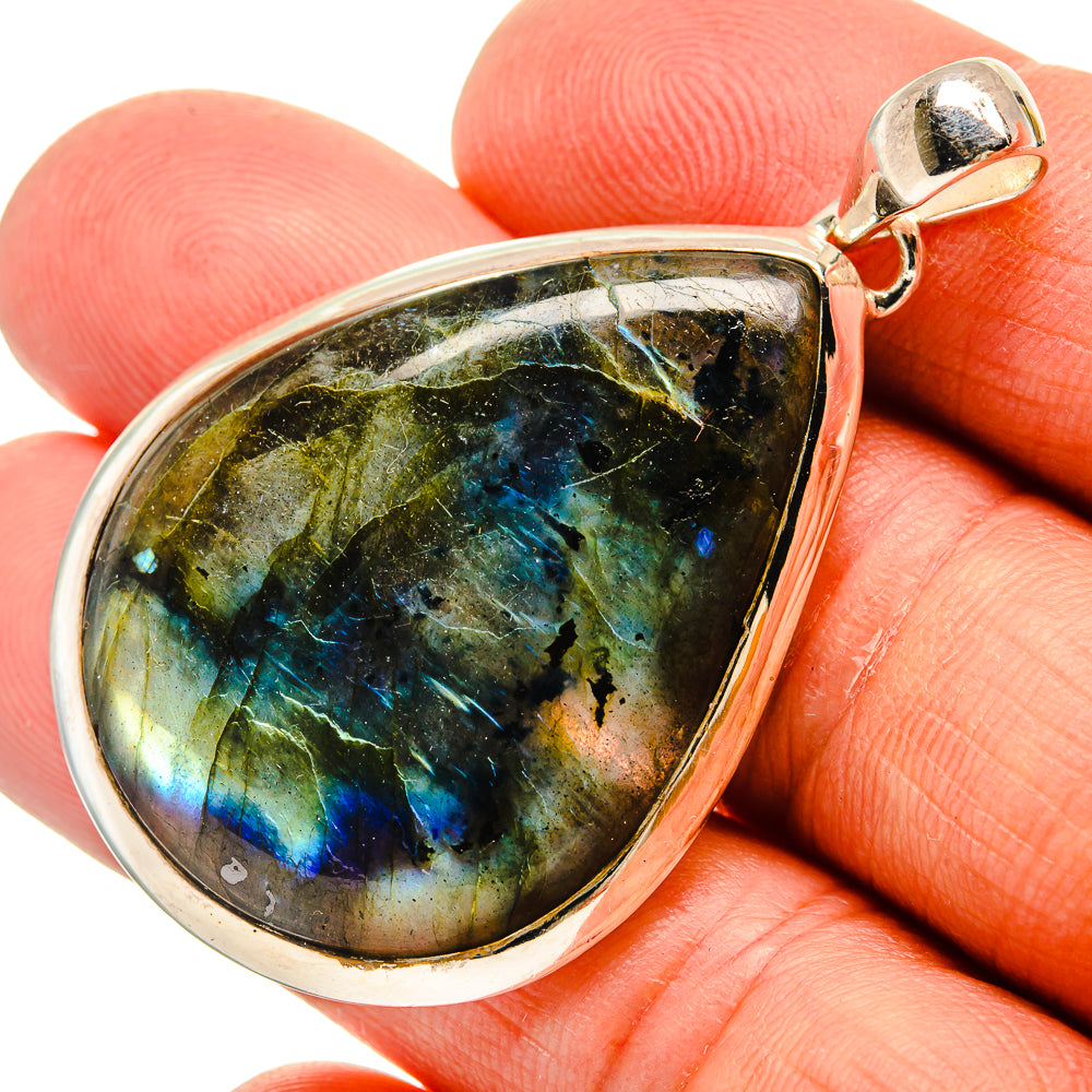Labradorite Pendants handcrafted by Ana Silver Co - PD25521