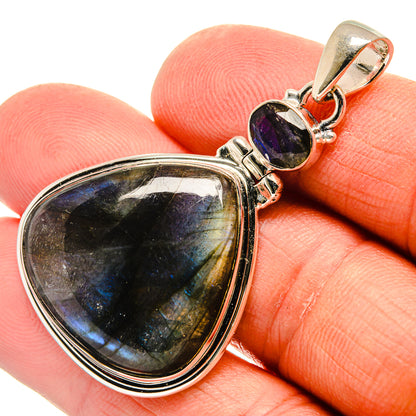 Labradorite Pendants handcrafted by Ana Silver Co - PD25522