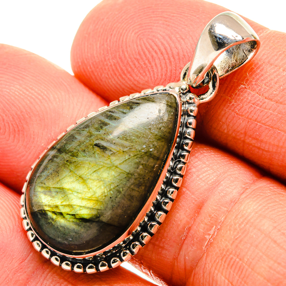 Labradorite Pendants handcrafted by Ana Silver Co - PD25524
