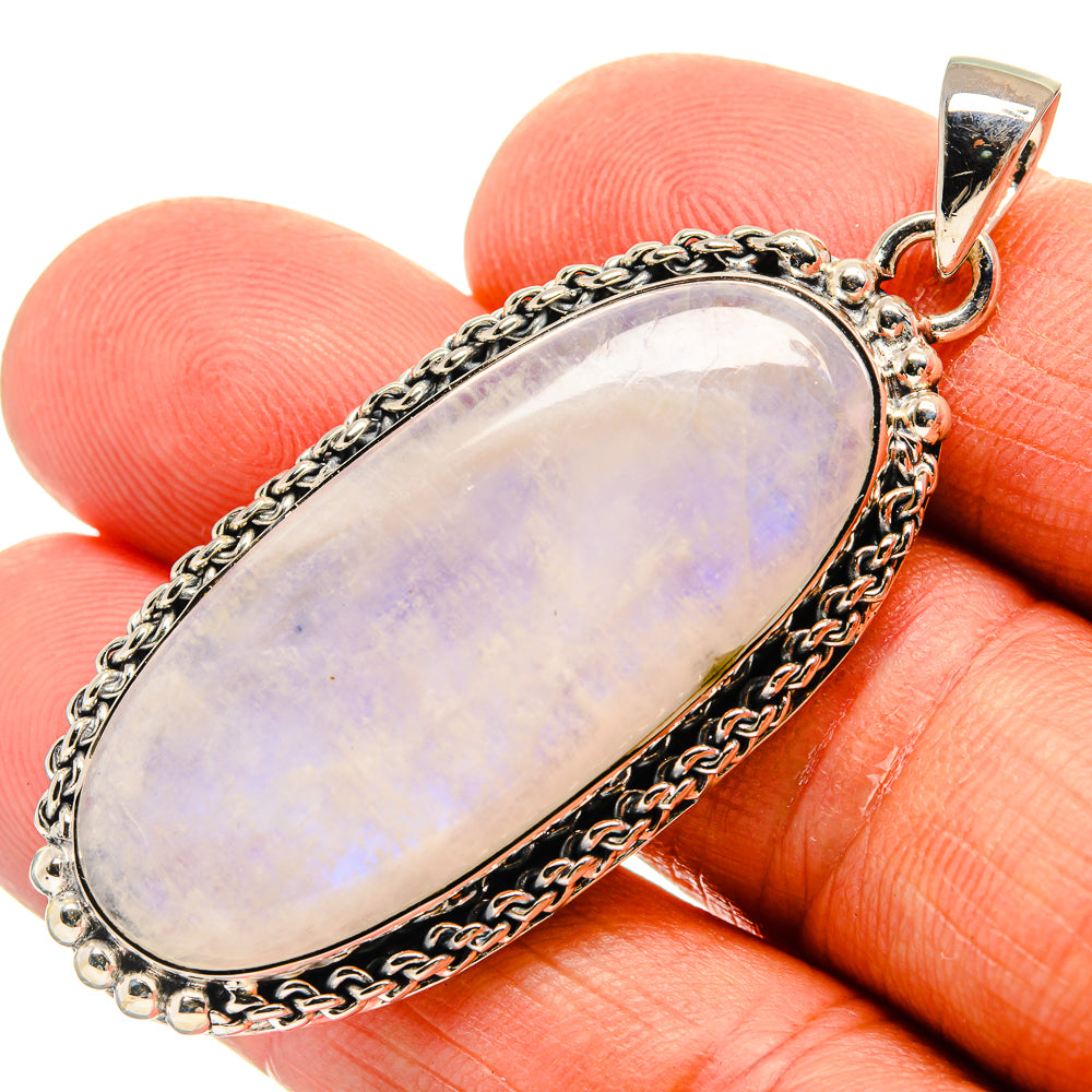 Rainbow Moonstone Pendants handcrafted by Ana Silver Co - PD25525