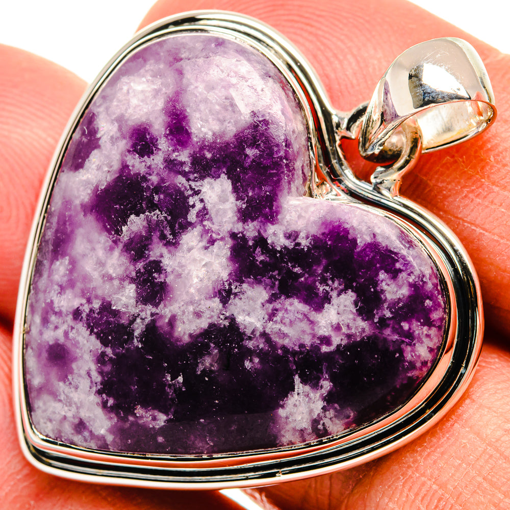 Lepidolite Pendants handcrafted by Ana Silver Co - PD25534