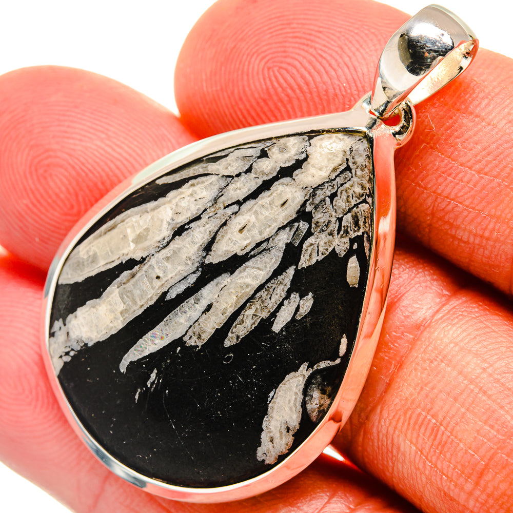 Chrysanthemum Stone Pendants handcrafted by Ana Silver Co - PD25539