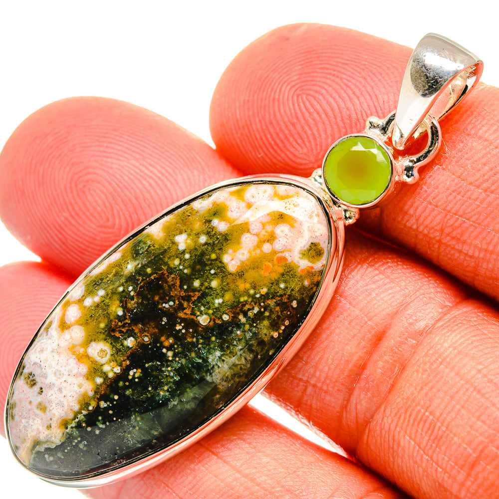 Ocean Jasper Pendants handcrafted by Ana Silver Co - PD25540
