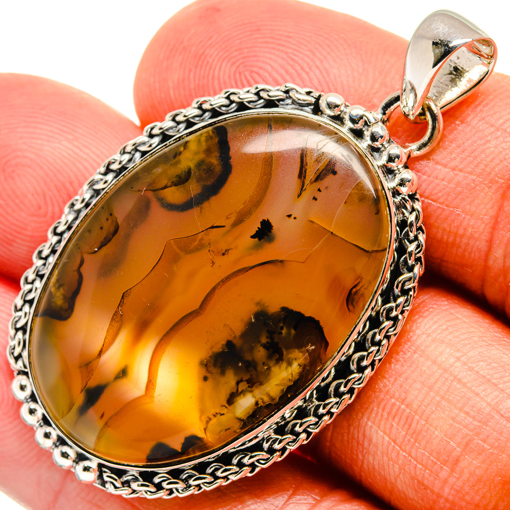 Montana Agate Pendants handcrafted by Ana Silver Co - PD25549