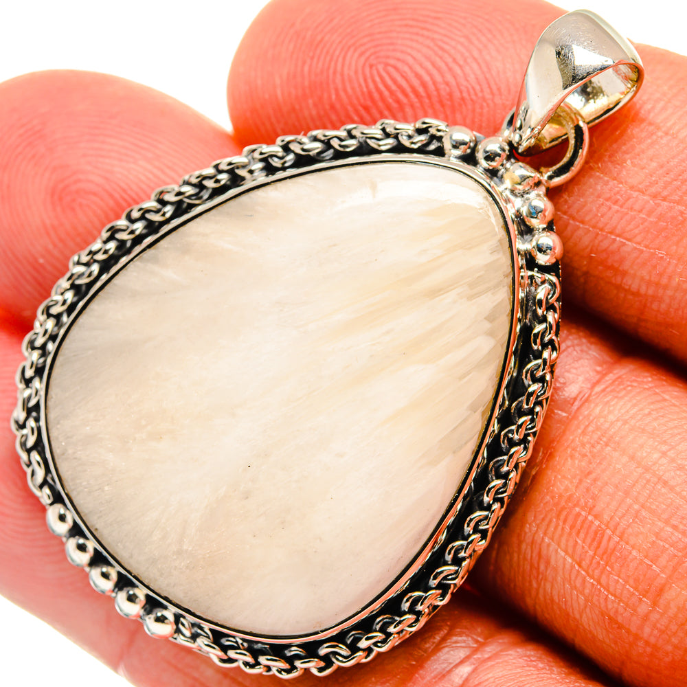 Scolecite Pendants handcrafted by Ana Silver Co - PD25553