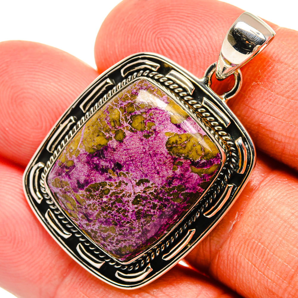 Stichtite Pendants handcrafted by Ana Silver Co - PD25556