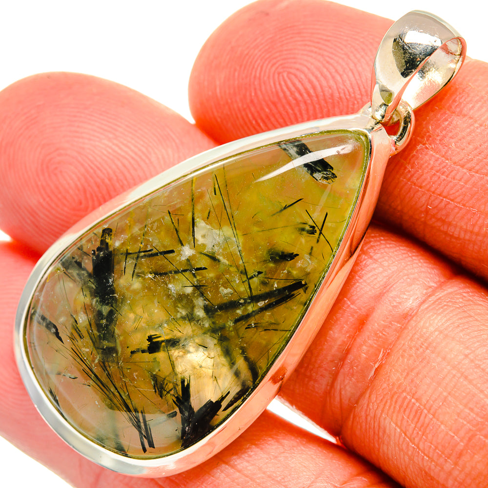 Prehnite Pendants handcrafted by Ana Silver Co - PD25557