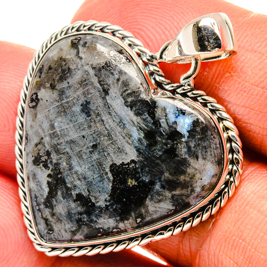 Gabbro Stone Pendants handcrafted by Ana Silver Co - PD25558
