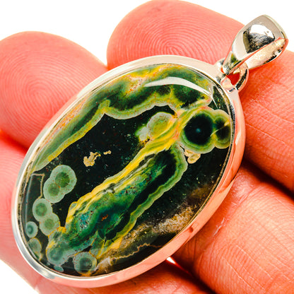 Ocean Jasper Pendants handcrafted by Ana Silver Co - PD25561