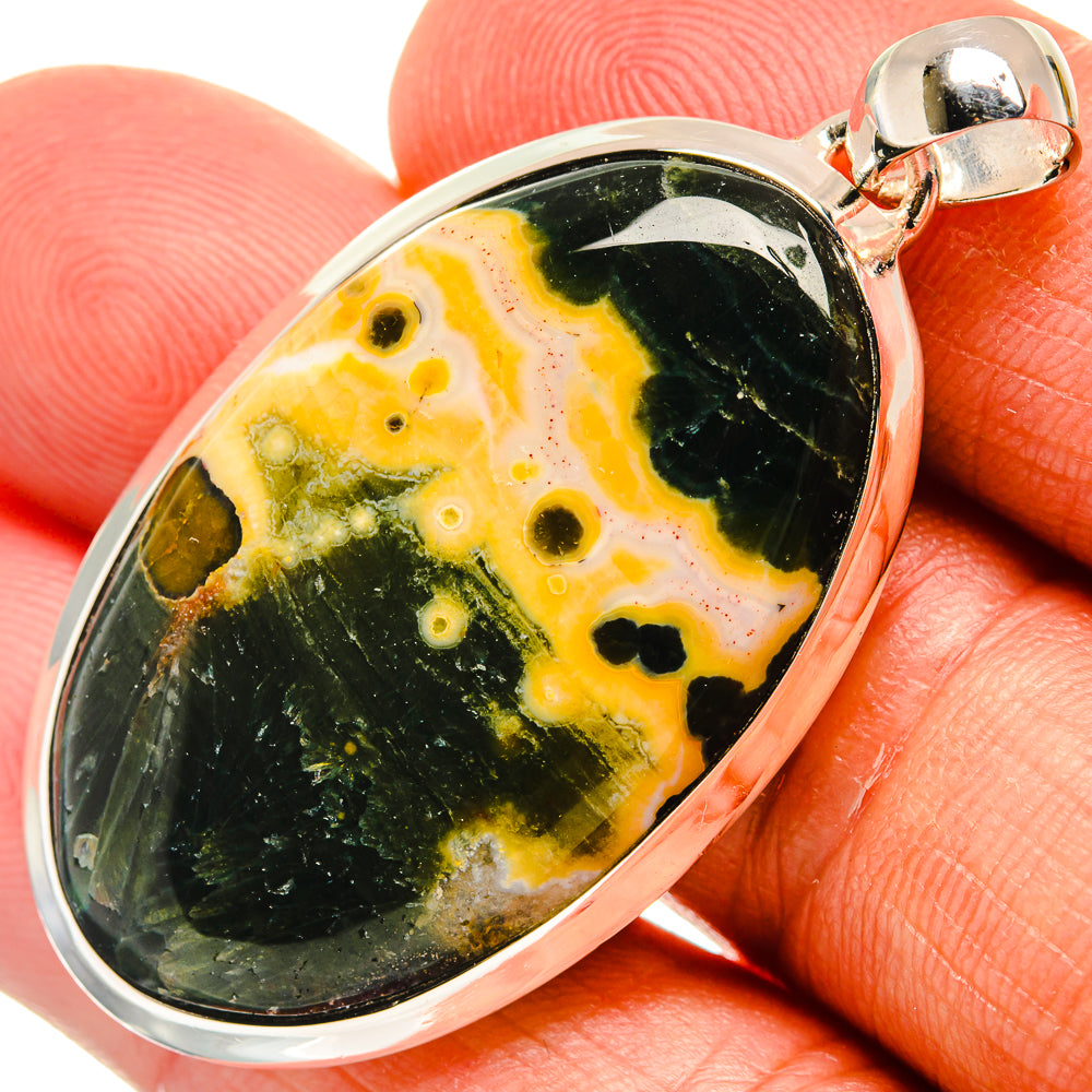 Ocean Jasper Pendants handcrafted by Ana Silver Co - PD25562