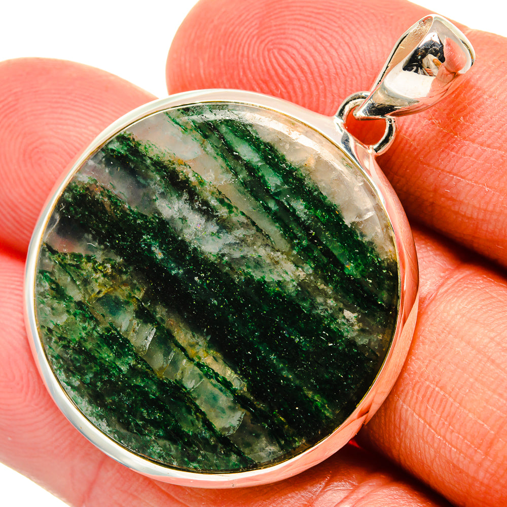 Green Aventurine Pendants handcrafted by Ana Silver Co - PD25563