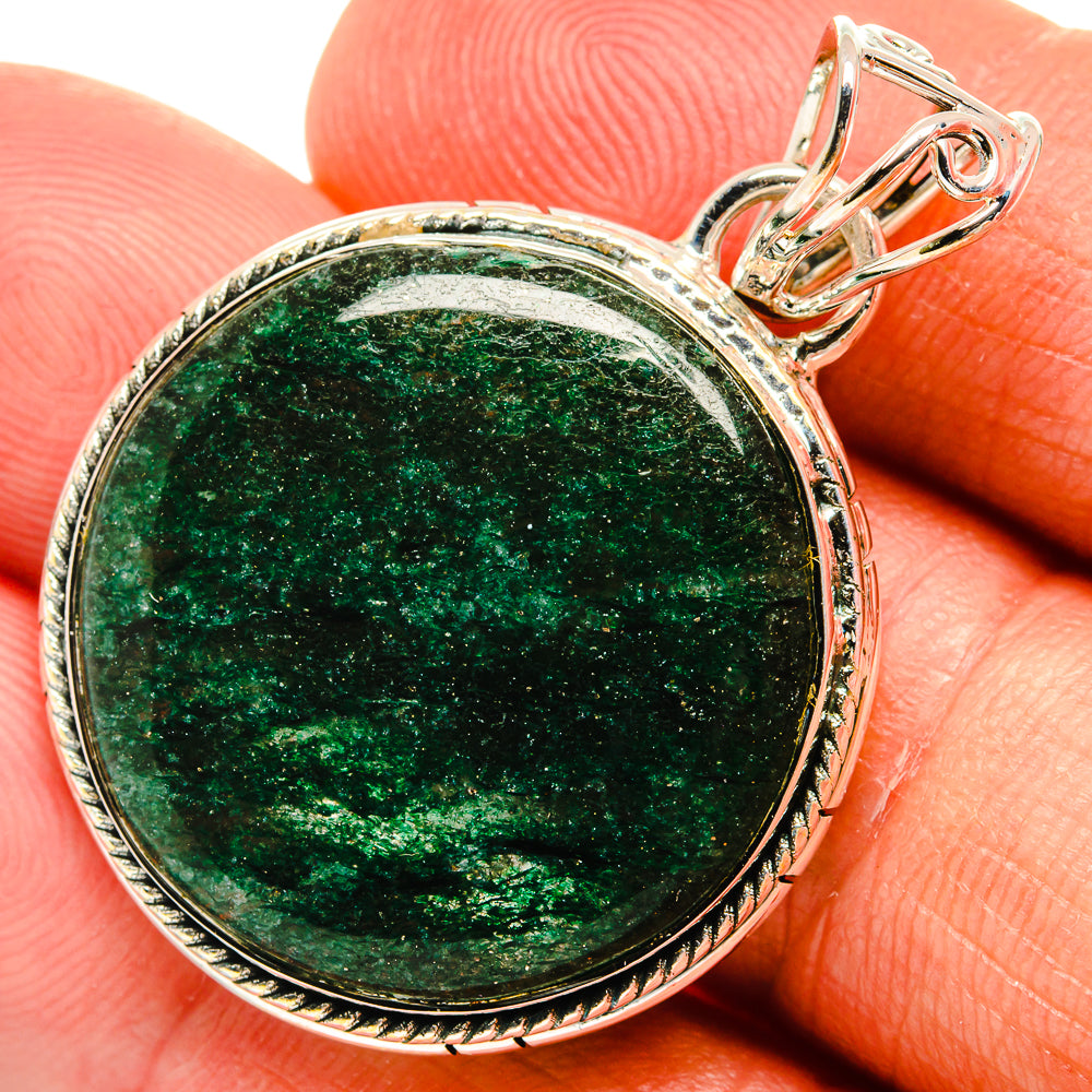 Green Aventurine Pendants handcrafted by Ana Silver Co - PD25570