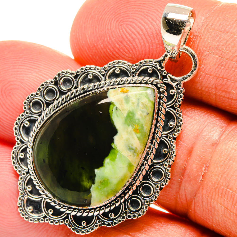 Rainforest Opal Pendants handcrafted by Ana Silver Co - PD25574