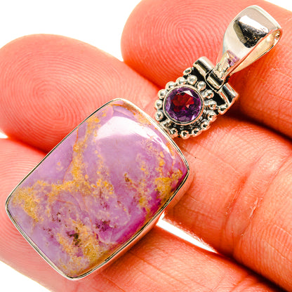 Phosphosiderite Pendants handcrafted by Ana Silver Co - PD25581