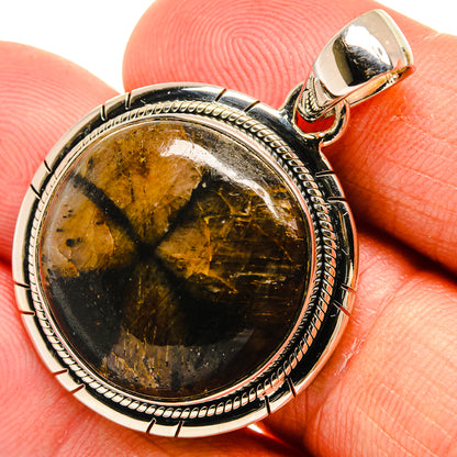 Chiastolite Pendants handcrafted by Ana Silver Co - PD25587