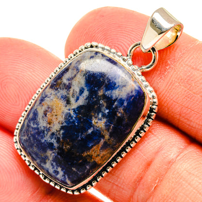 Sodalite Pendants handcrafted by Ana Silver Co - PD25590