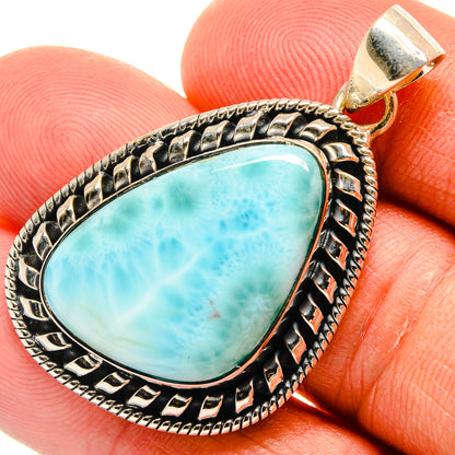 Larimar Pendants handcrafted by Ana Silver Co - PD25595
