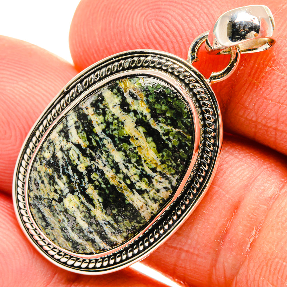Lizard Jasper Pendants handcrafted by Ana Silver Co - PD25603