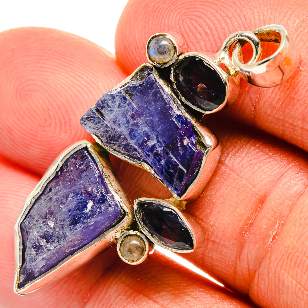 Tanzanite Pendants handcrafted by Ana Silver Co - PD25613