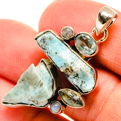 Larimar Pendants handcrafted by Ana Silver Co - PD25617