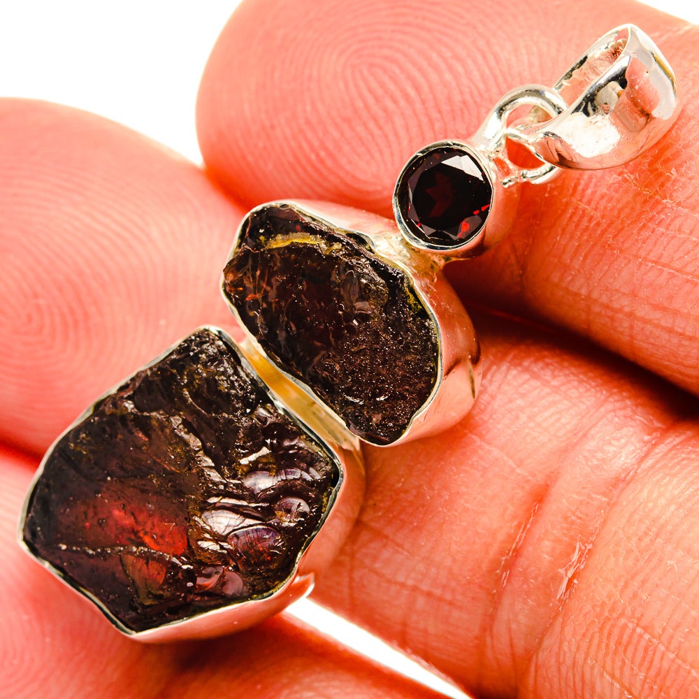 Garnet Pendants handcrafted by Ana Silver Co - PD25620