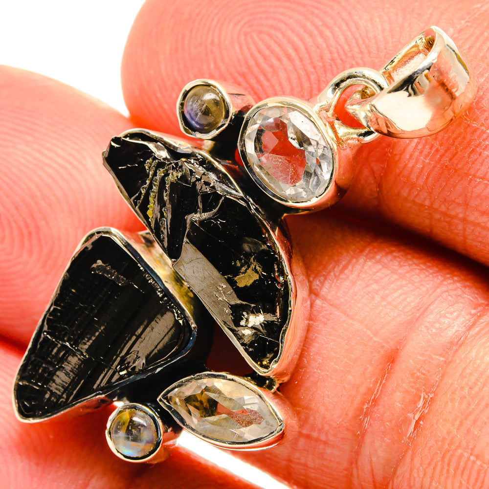 Shungite Pendants handcrafted by Ana Silver Co - PD25623