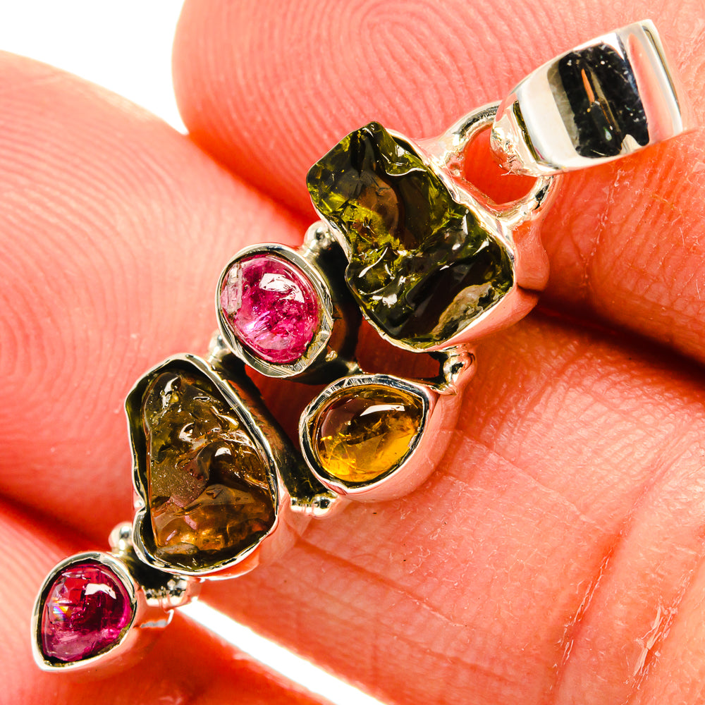 Tourmaline Pendants handcrafted by Ana Silver Co - PD25626