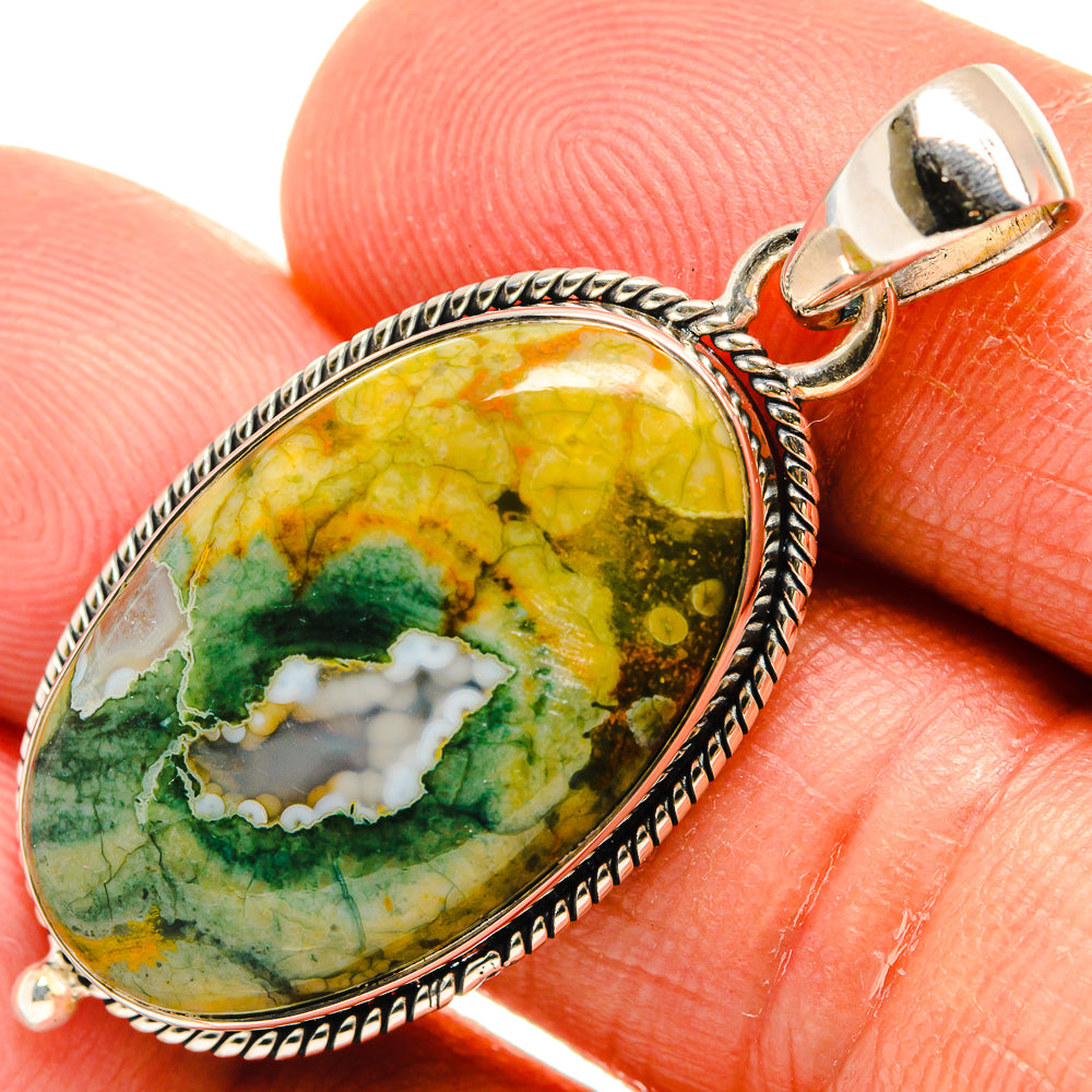 Rainforest Opal Pendants handcrafted by Ana Silver Co - PD25644