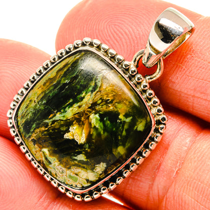 Rainforest Opal Pendants handcrafted by Ana Silver Co - PD25645