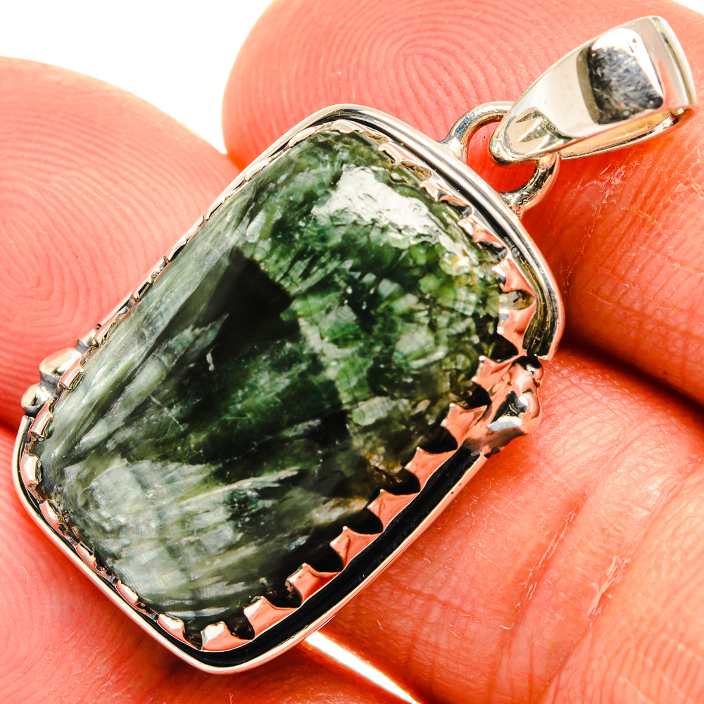 Seraphinite Pendants handcrafted by Ana Silver Co - PD25647