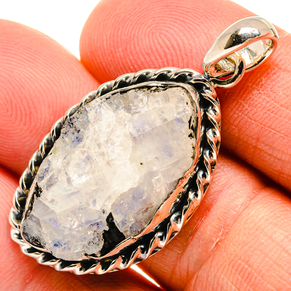 Rainbow Moonstone Pendants handcrafted by Ana Silver Co - PD25650