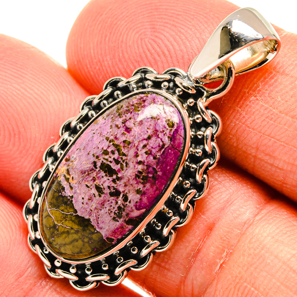 Stichtite Pendants handcrafted by Ana Silver Co - PD25653