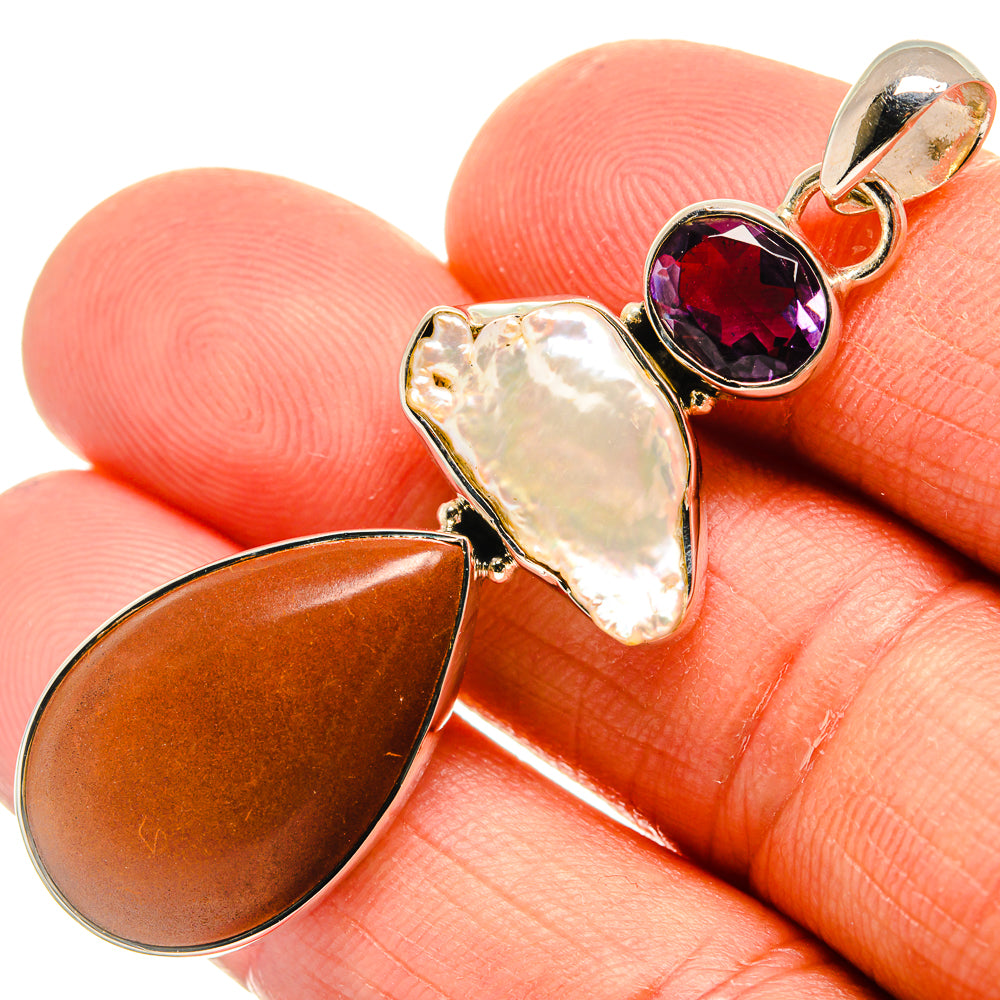 Red Jasper Pendants handcrafted by Ana Silver Co - PD25656