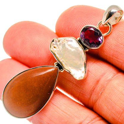 Red Jasper Pendants handcrafted by Ana Silver Co - PD25656