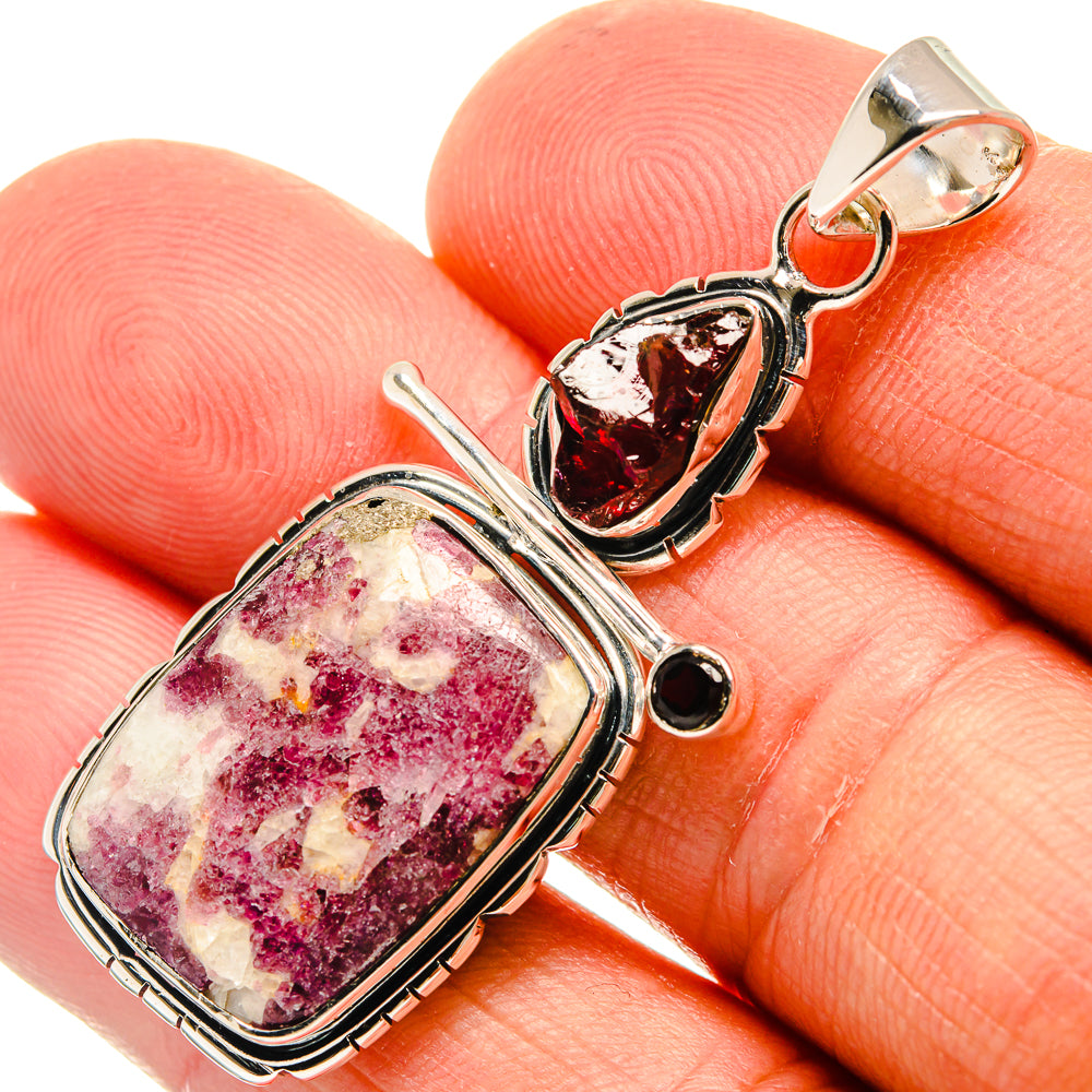 Lepidolite Pendants handcrafted by Ana Silver Co - PD25657