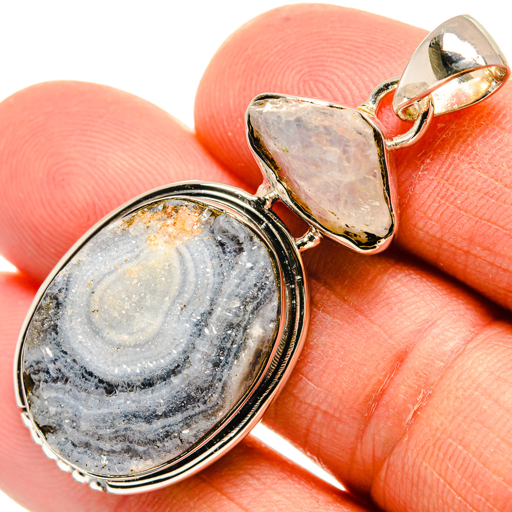 Desert Druzy Pendants handcrafted by Ana Silver Co - PD25662
