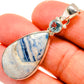 Blue Scheelite Pendants handcrafted by Ana Silver Co - PD25664