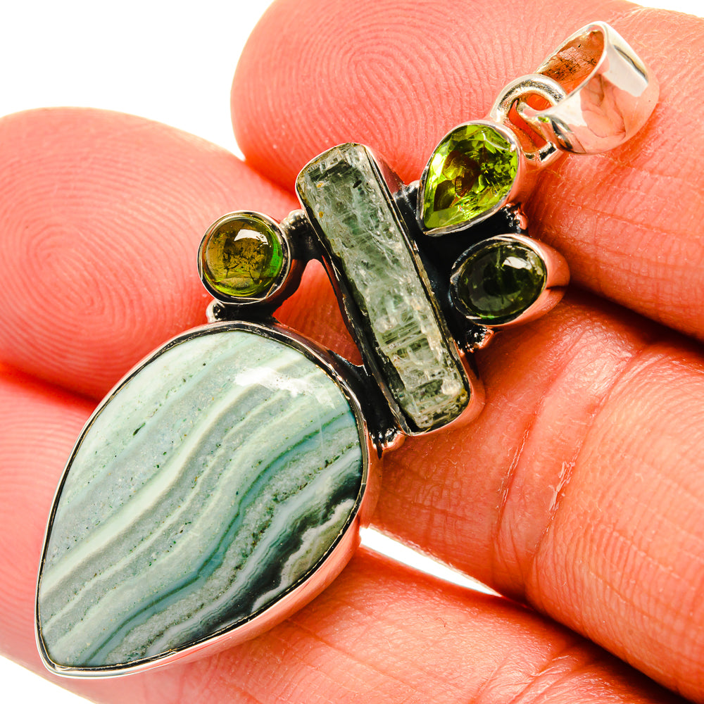 Ocean Jasper Pendants handcrafted by Ana Silver Co - PD25673