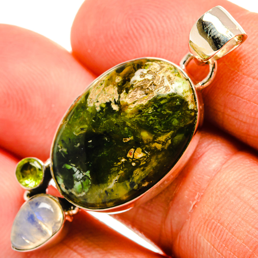 Rainforest Opal Pendants handcrafted by Ana Silver Co - PD25675