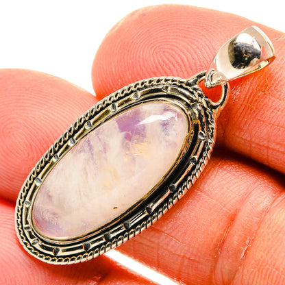 Rainbow Moonstone Pendants handcrafted by Ana Silver Co - PD25688