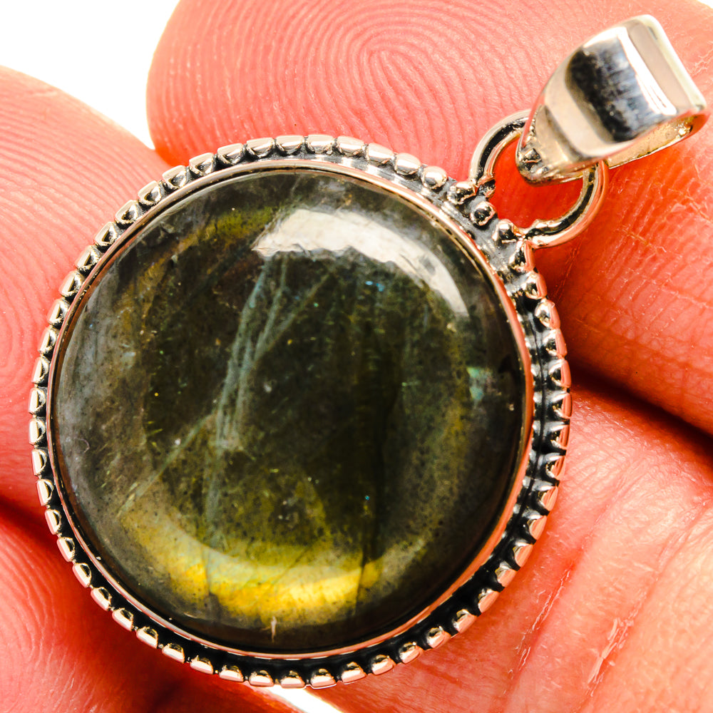Labradorite Pendants handcrafted by Ana Silver Co - PD25695