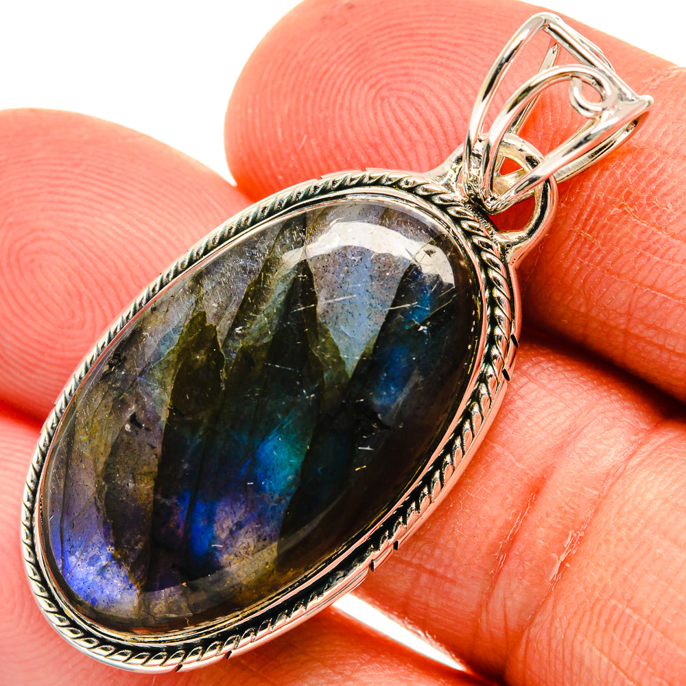 Labradorite Pendants handcrafted by Ana Silver Co - PD25698