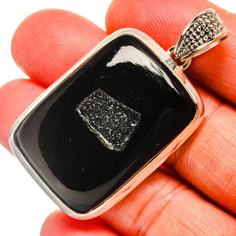Black Onyx Pendants handcrafted by Ana Silver Co - PD25701