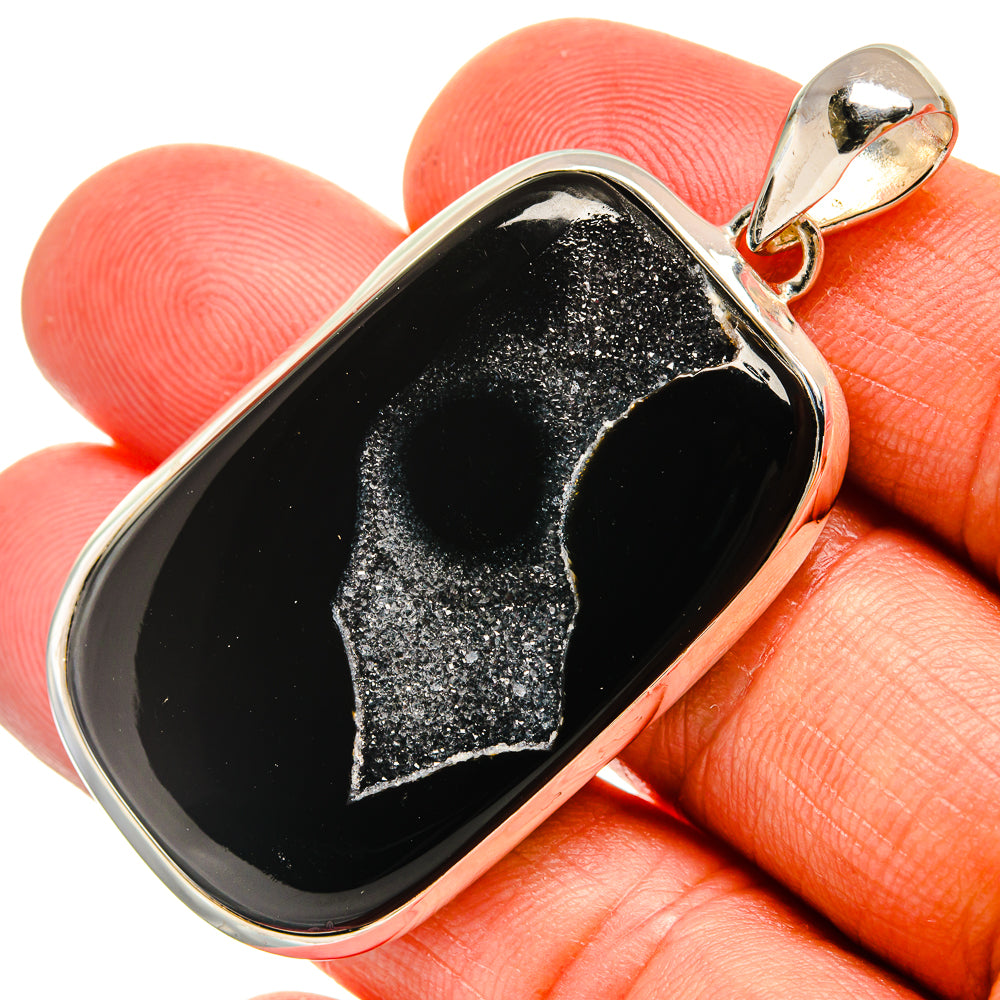 Black Onyx Pendants handcrafted by Ana Silver Co - PD25702