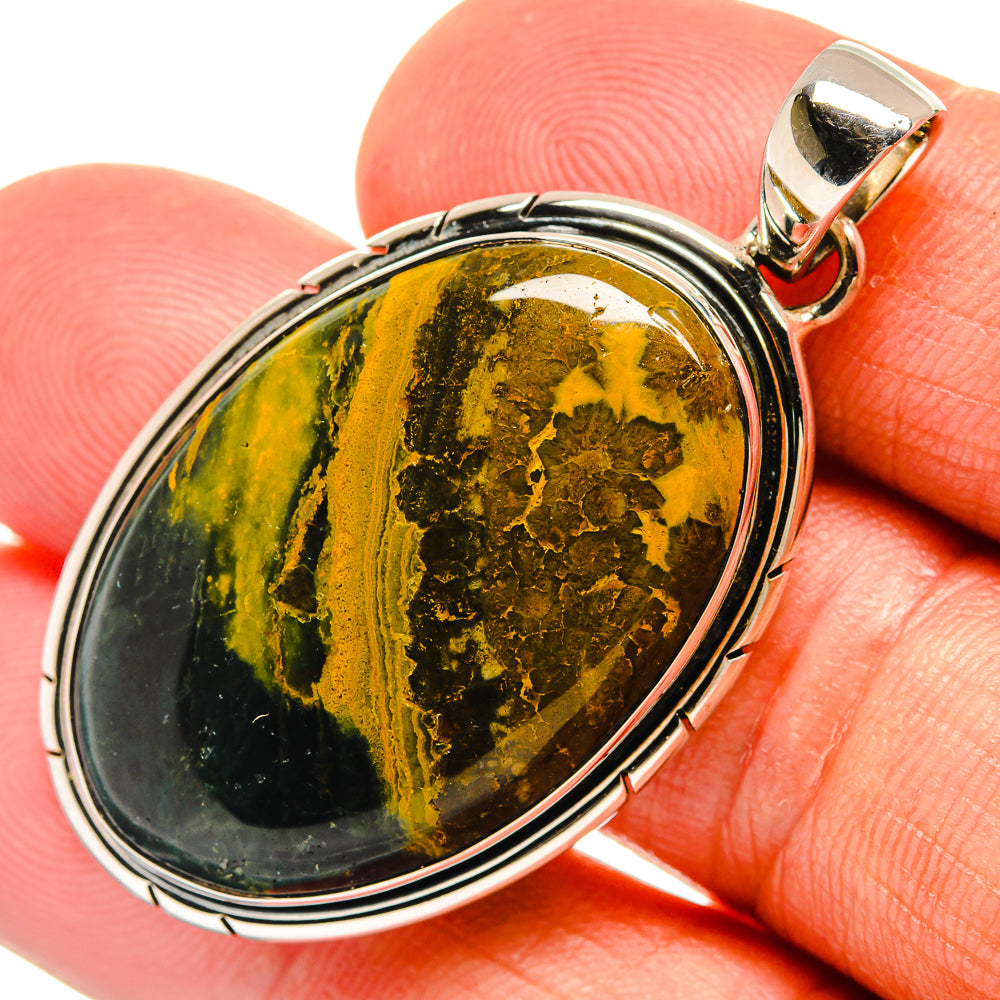 Ocean Jasper Pendants handcrafted by Ana Silver Co - PD25706