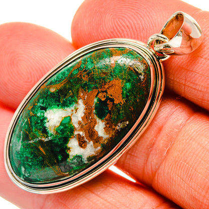 Chrysocolla Pendants handcrafted by Ana Silver Co - PD25718
