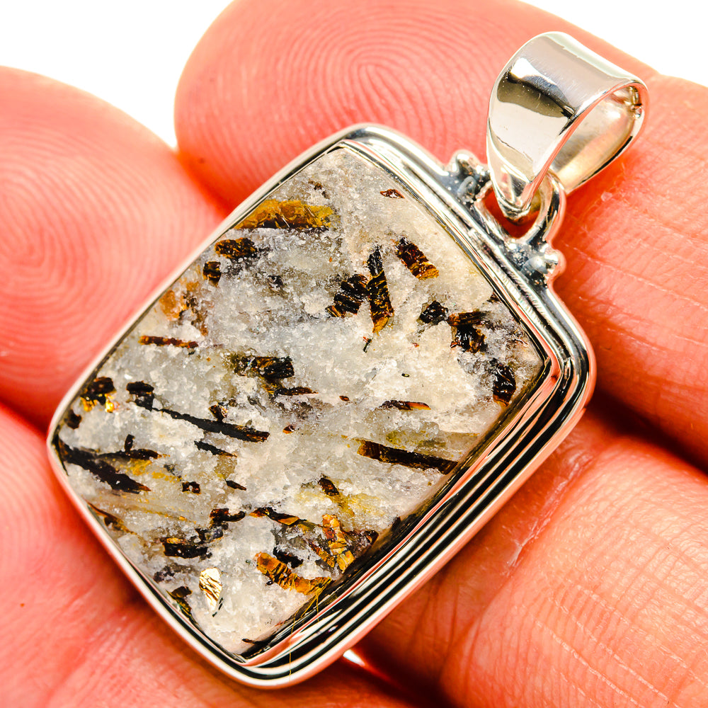 Astrophyllite Pendants handcrafted by Ana Silver Co - PD25734